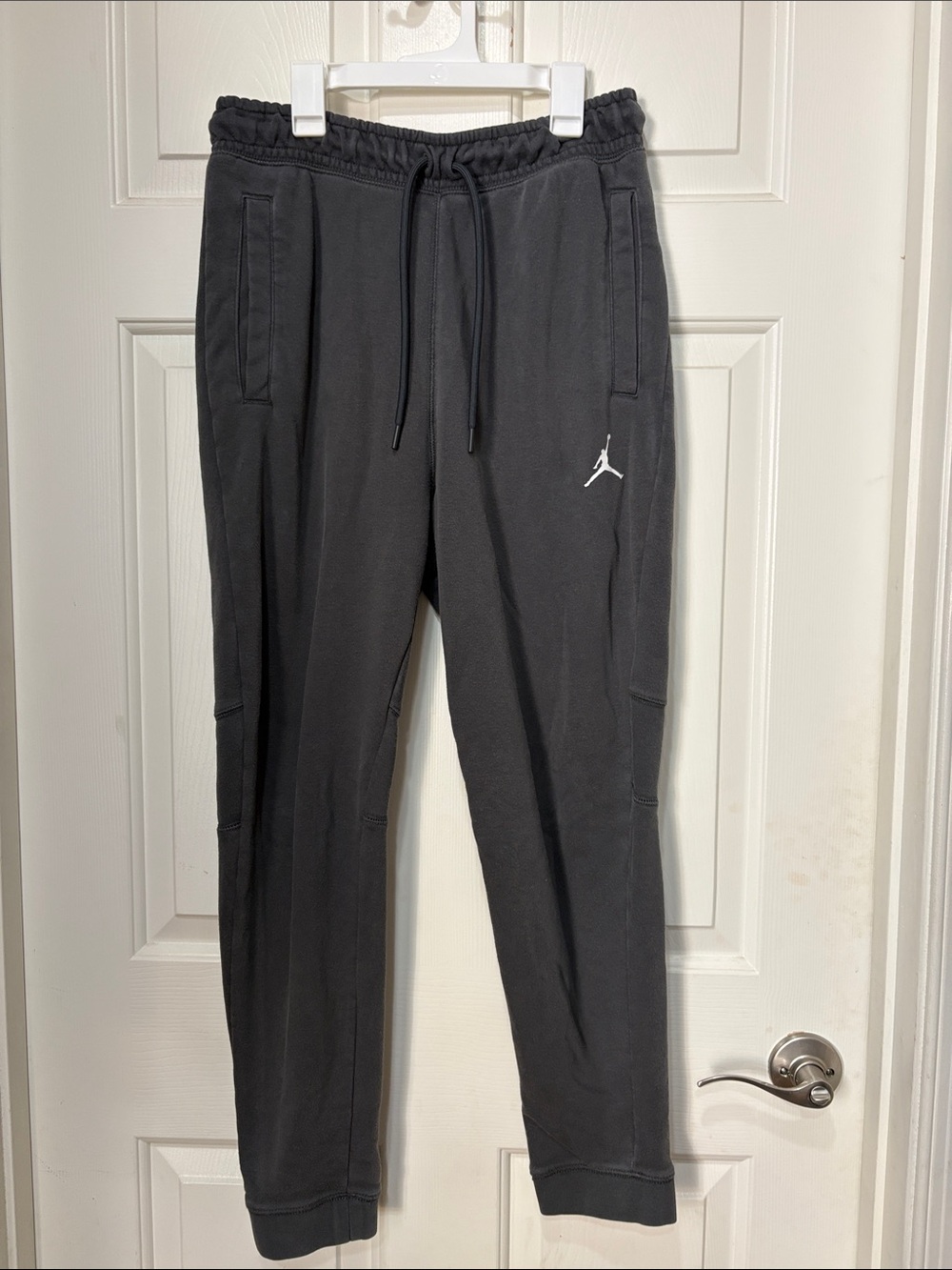 Jordan Black Joggers with White Jumpman Logo